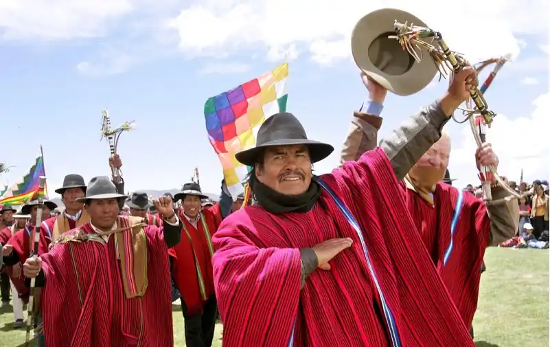 Top 3 languages spoken in Bolivia - Aymara Men